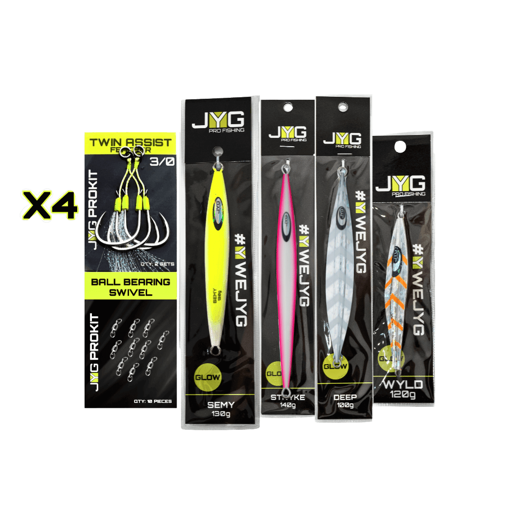 bass lure starter kit Starter KIT: Versatile Jigs & Rigging for All Skill Levels 150FT-300FT