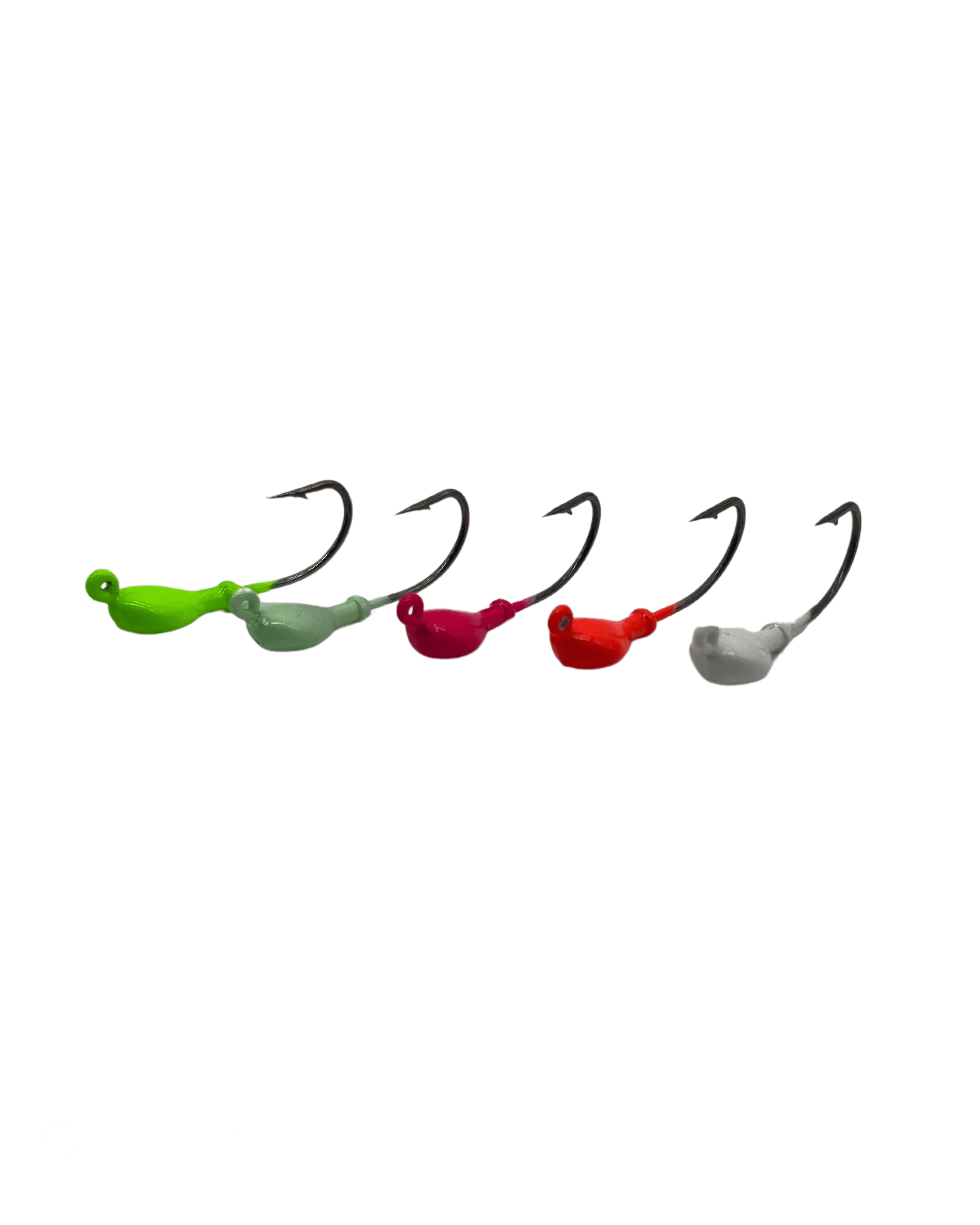 50 Esche Jig Per Yellowtail Snapper – Rosso Mixed, Amo Mustad Per Acqua Salata