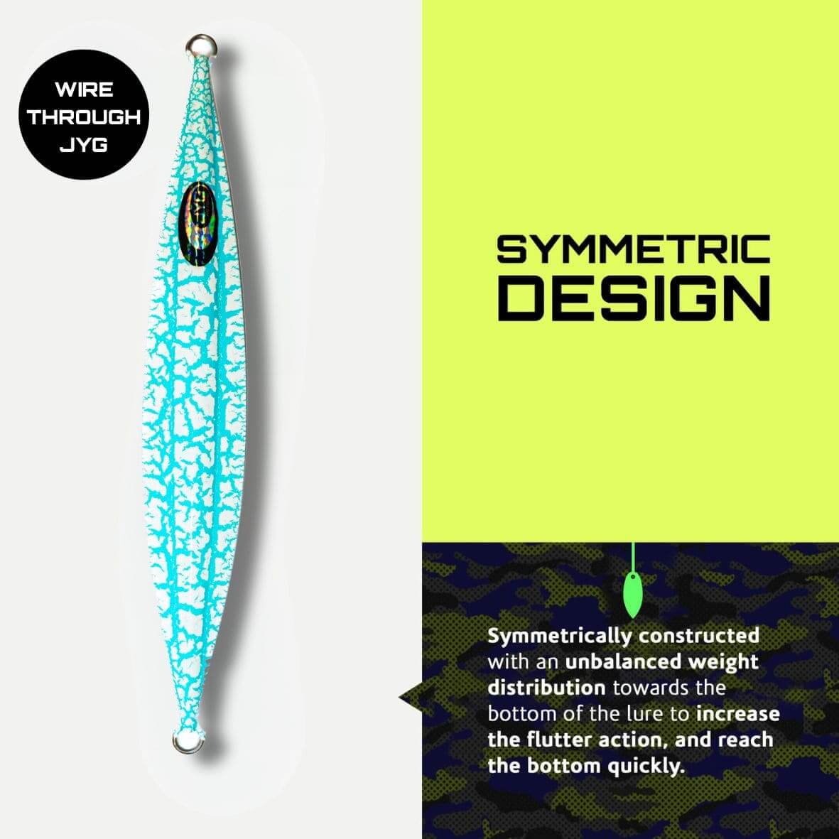 DEEP - WHITE CRACKLE LIMITED EDITION: Crackle Glow Jig – JYG