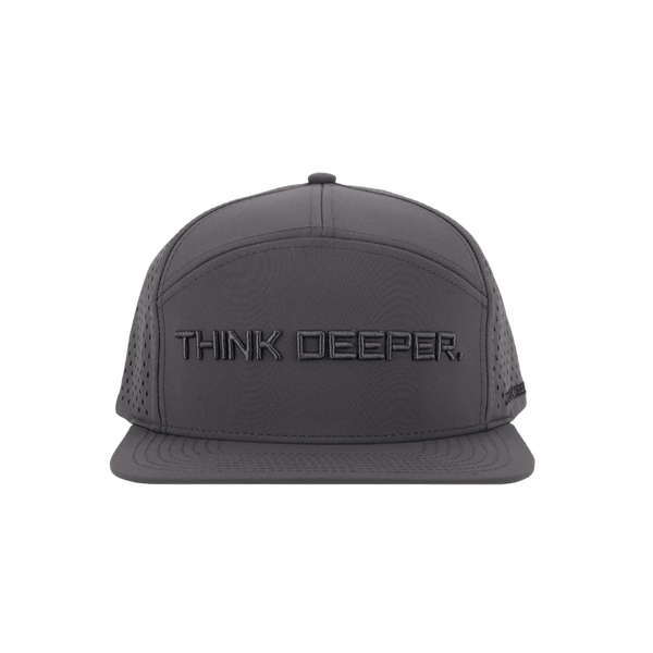JYG PRO THINK DEEP Snapback - Dark Gray 7 Panel Hat – JYG PROFISHING