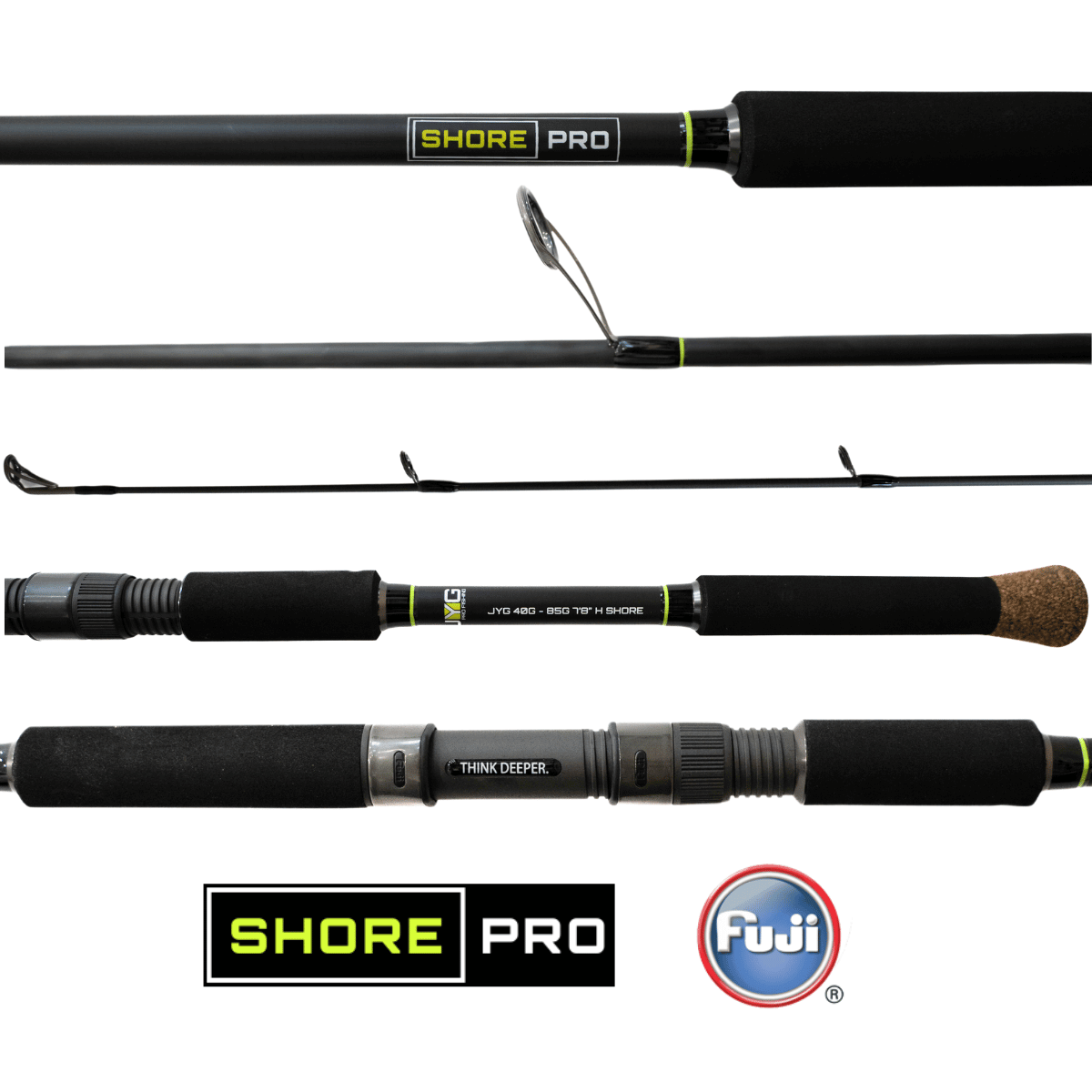 SHORE PRO INSHORE - Carbon Fiber Rod for Precision & Power – JYG PROFISHING