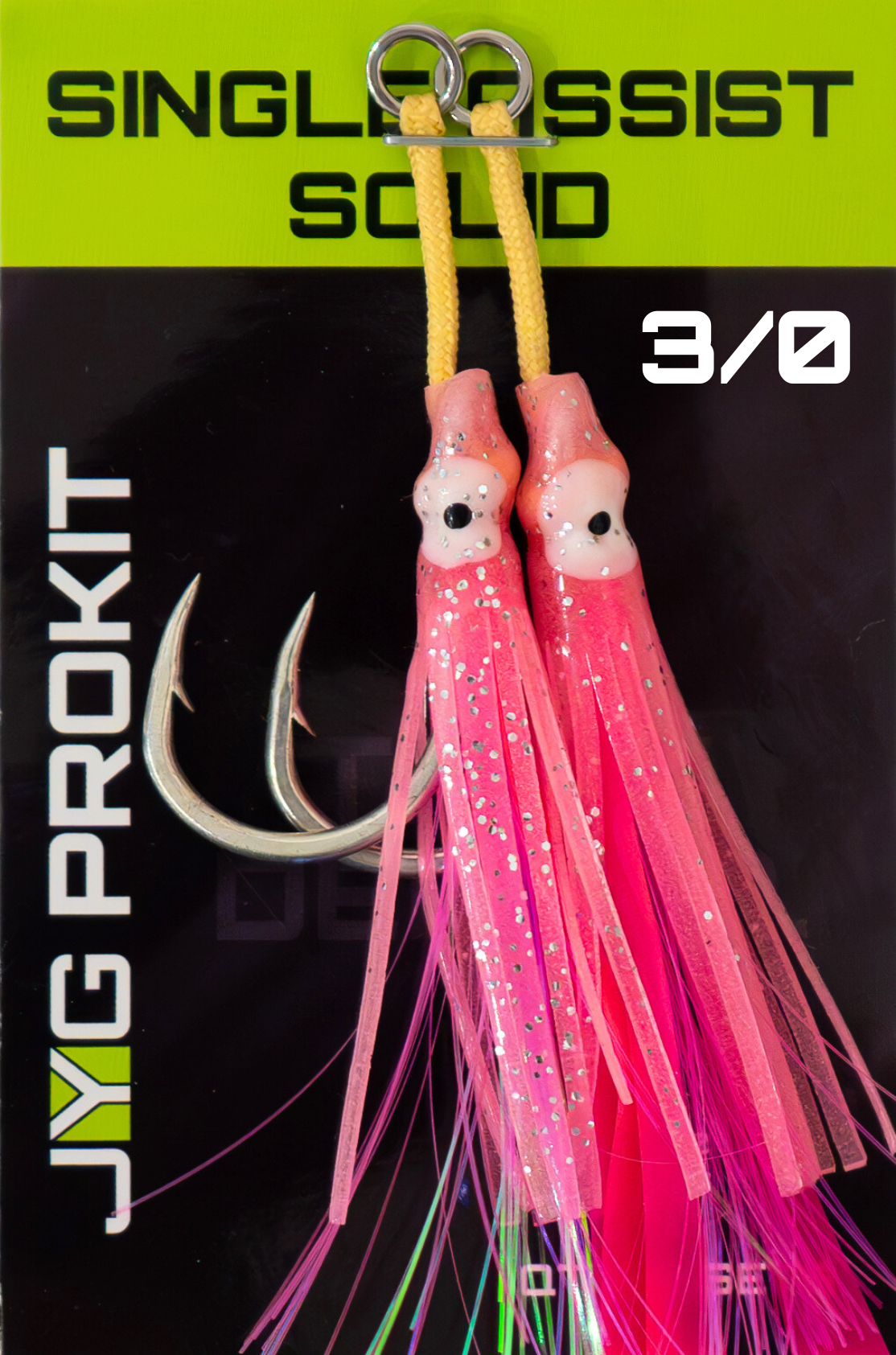 JYG Single Assist Squid Pink Glow / 5/0