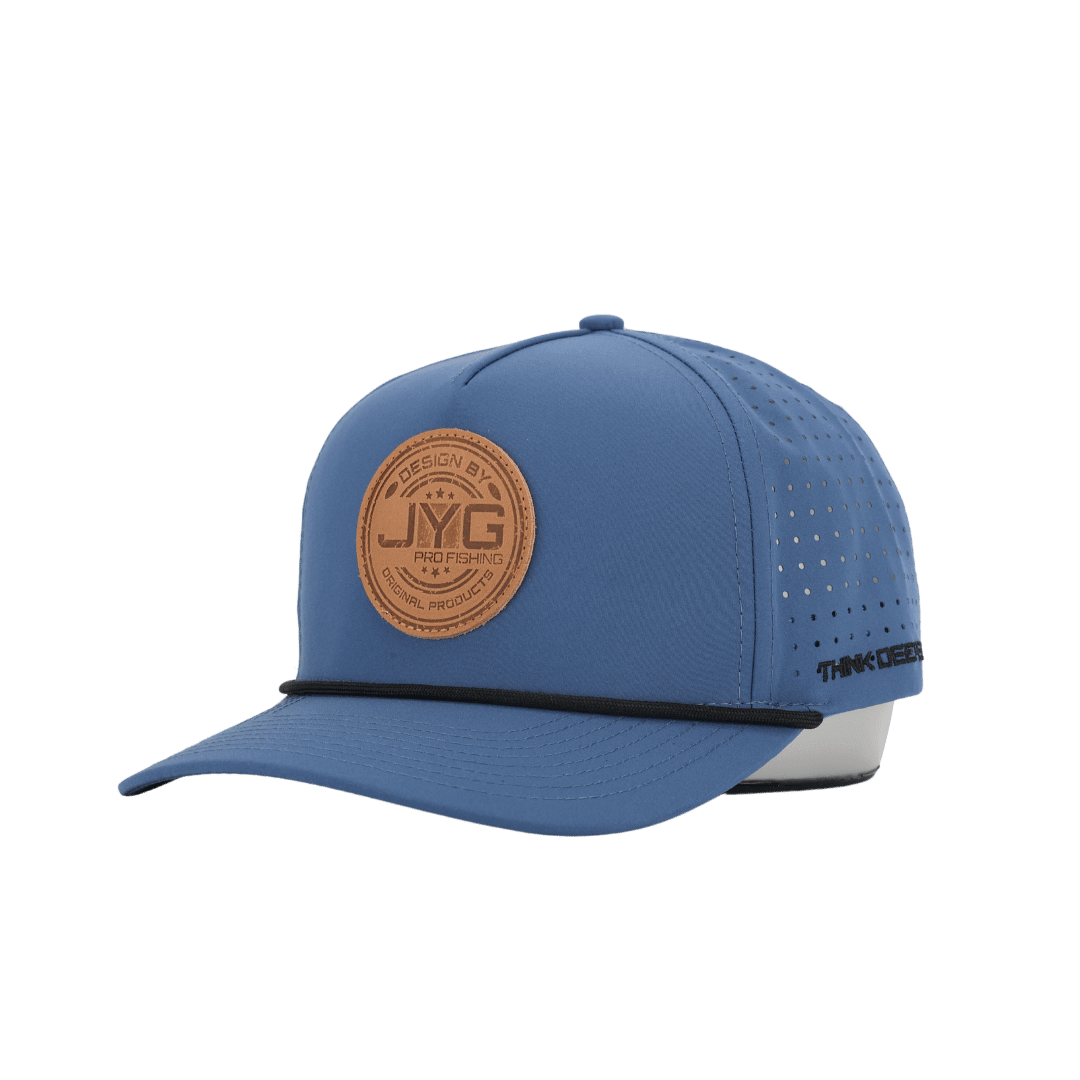 Leather Patch Navy Hat