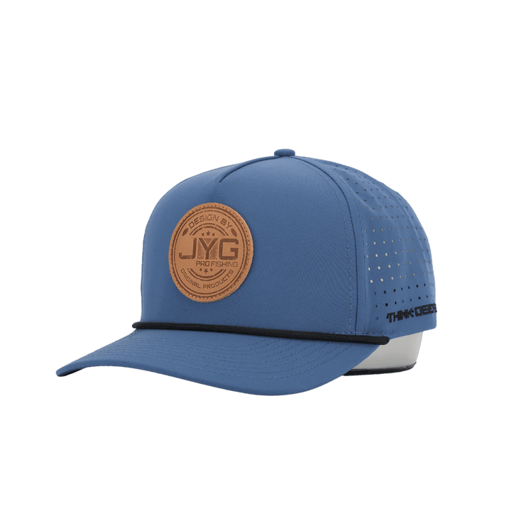 Leather Patch Navy Hat