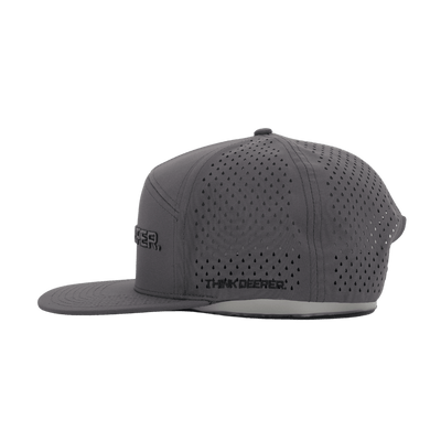 JYG PRO THINK DEEP DARK GRAY 7 PANEL SNAPBACK HAT