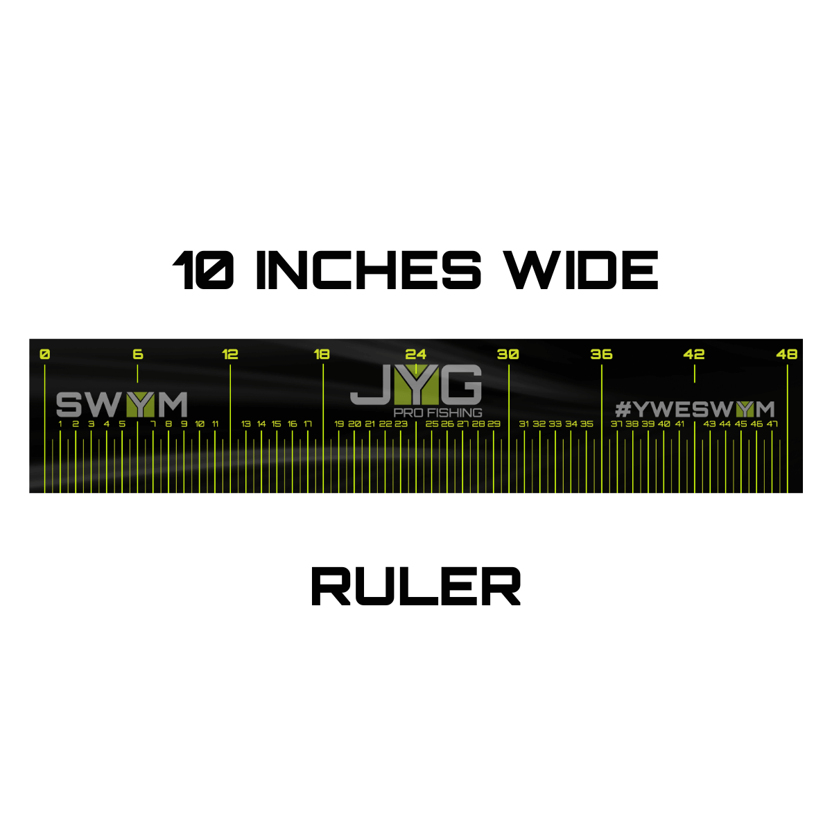 Tournament Fish Ruler JYG PRO RULER - Tournament-Grade Fish Measuring Tool – JYG PROFISHING