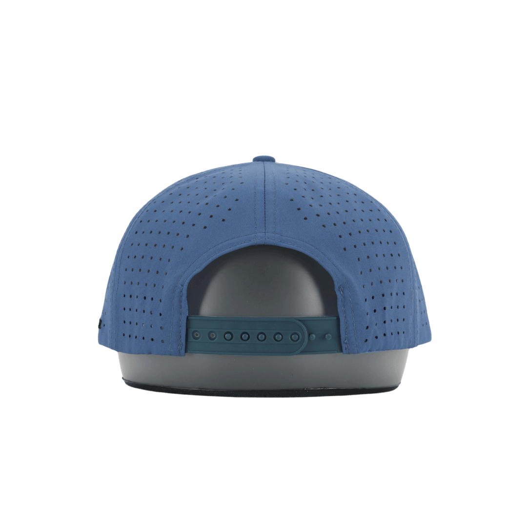 Leather Patch Navy Hat