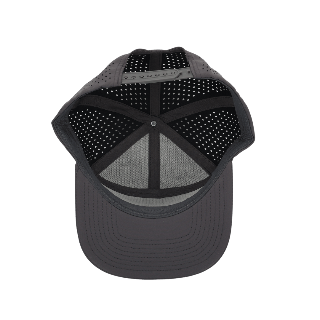 JYG PRO THINK DEEP DARK GRAY 7 PANEL SNAPBACK HAT