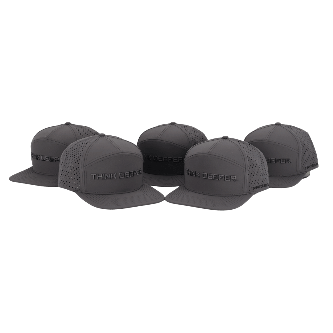 Think Deep Dark Gray Hat