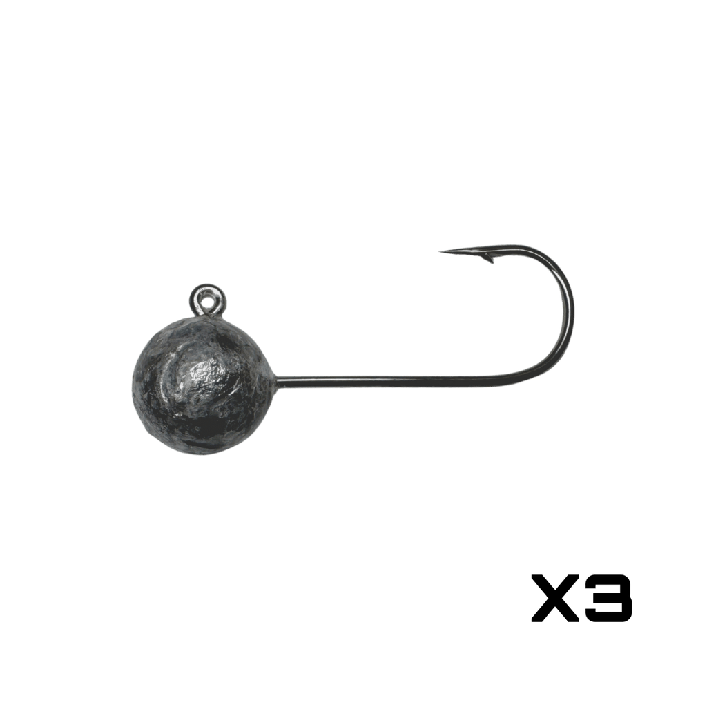 Ball Jig Heads – Round Lead Jig for Soft Plastic Lures – JYG