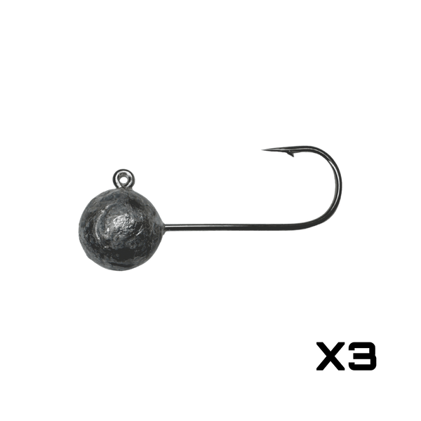 Ball Jig Heads – Round Lead Jig for Soft Plastic Lures – JYG