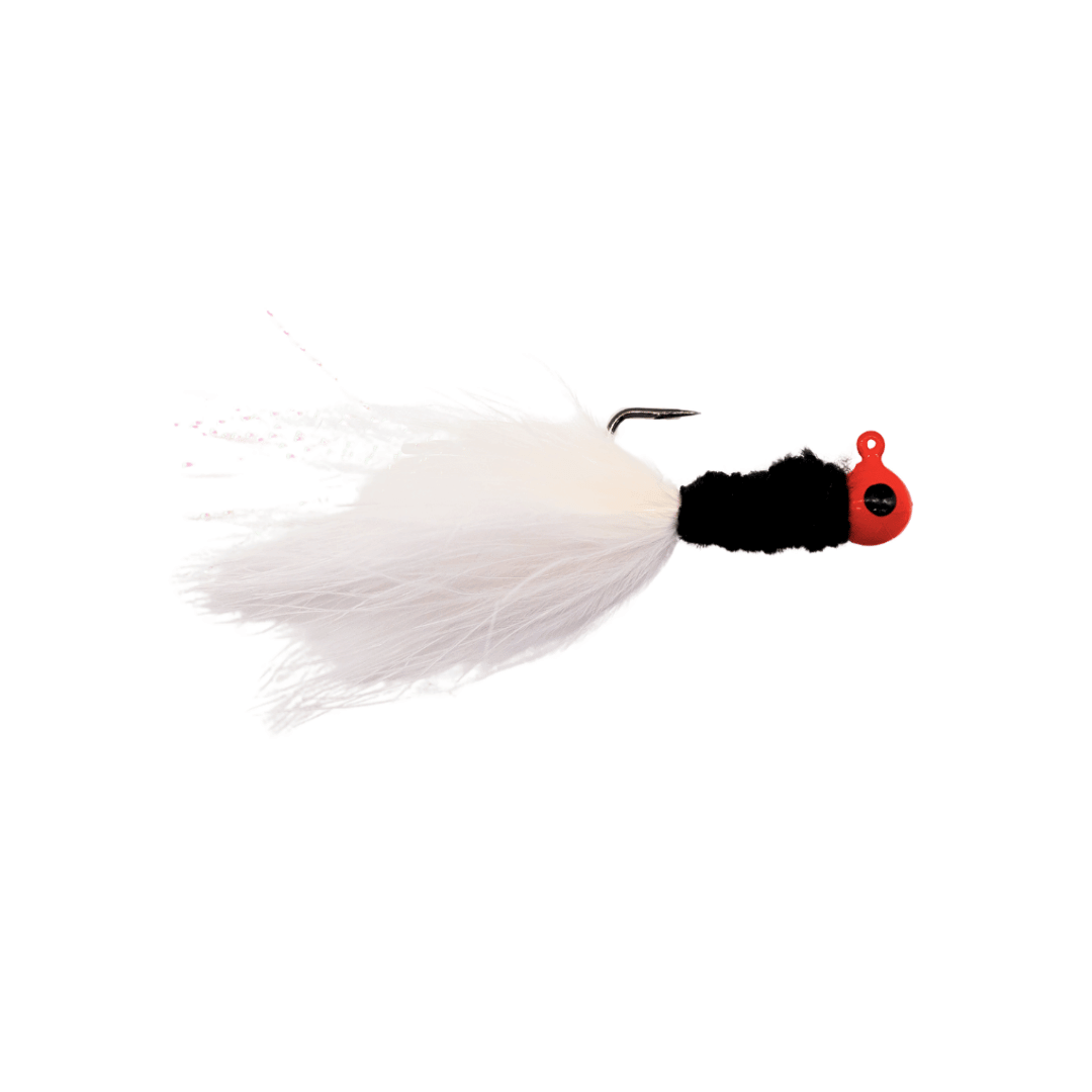 Crappie Jyg - Orange Head - Black/White