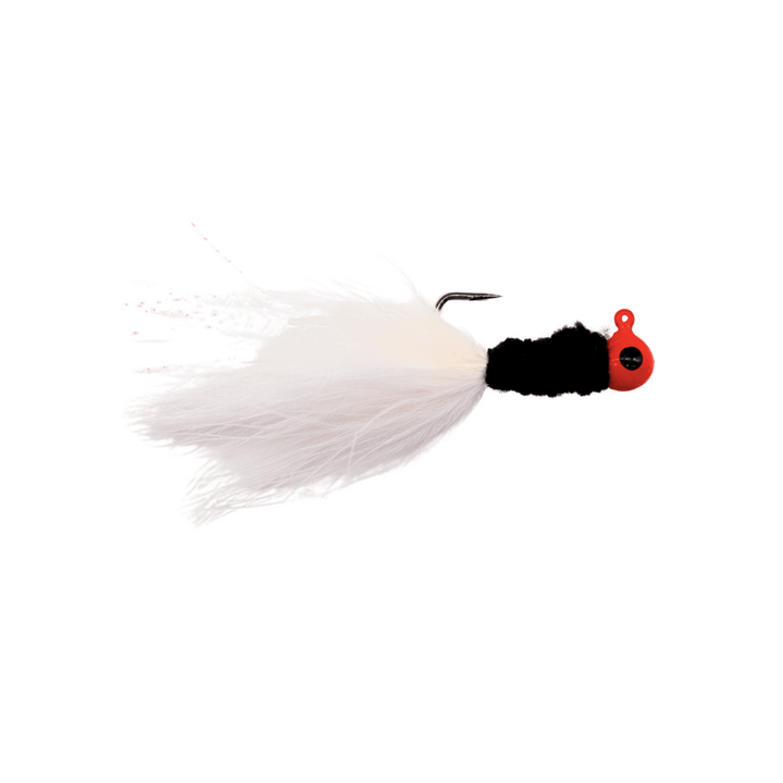 Crappie Jyg - Orange Head - Black/White