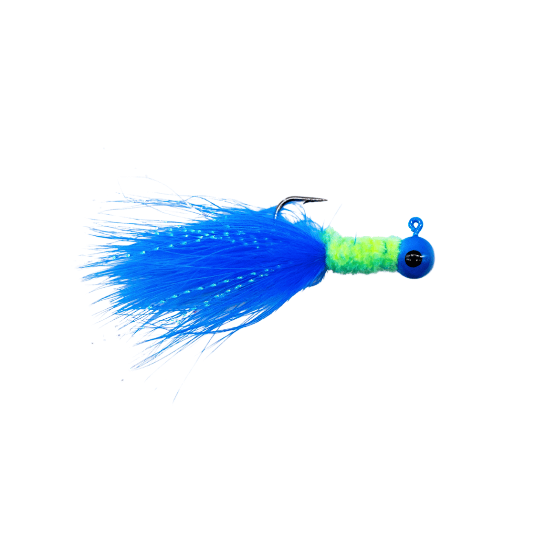 Crappie Jyg - Blue Head - Green/Blue