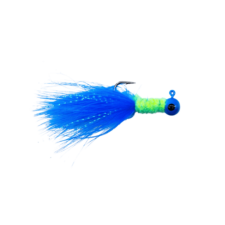 Crappie Jyg - Blue Head - Green/Blue
