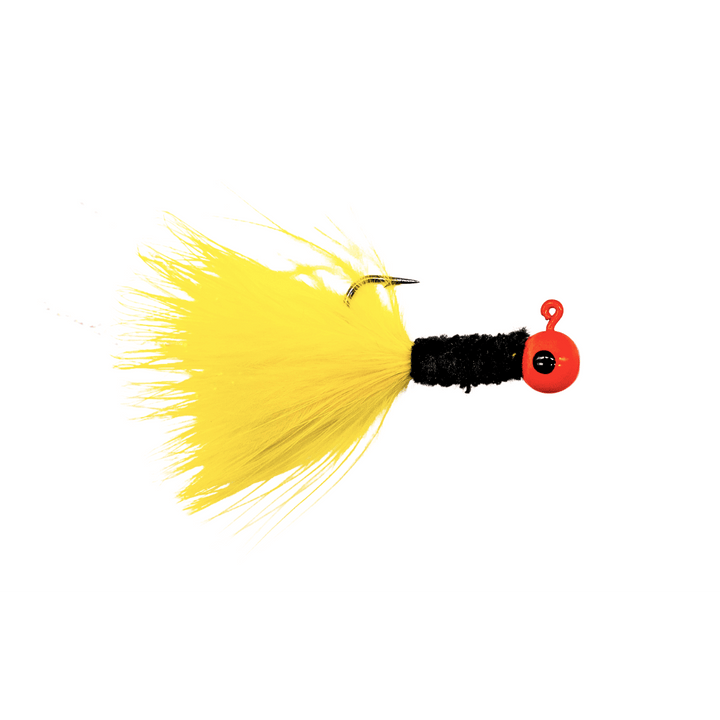 Crappie Jyg - Orange Head - Black/Yellow
