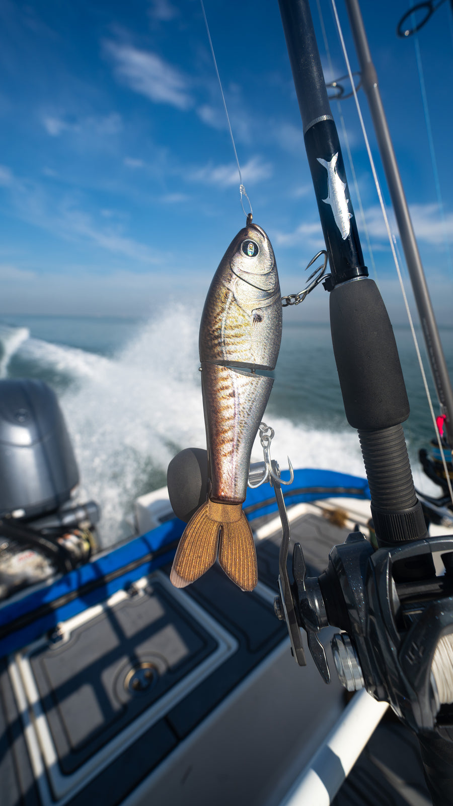  with a fish caught on a GLYDE