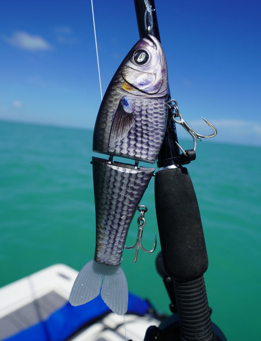  with a fish caught on a GLYDE