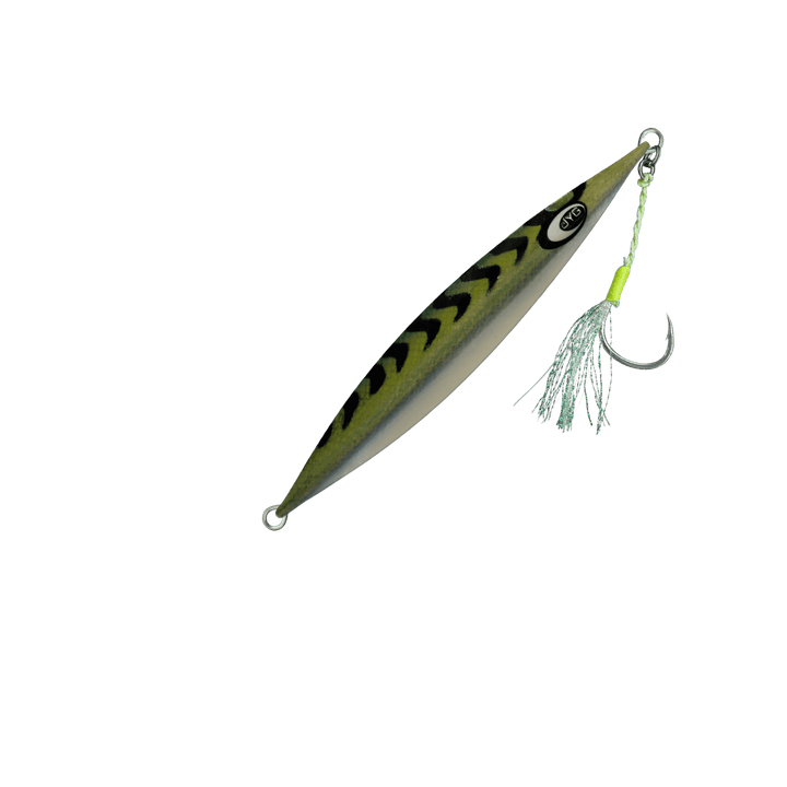 DEEP LIVE MICRO slow pitch jig, Green Mackerel, rigged