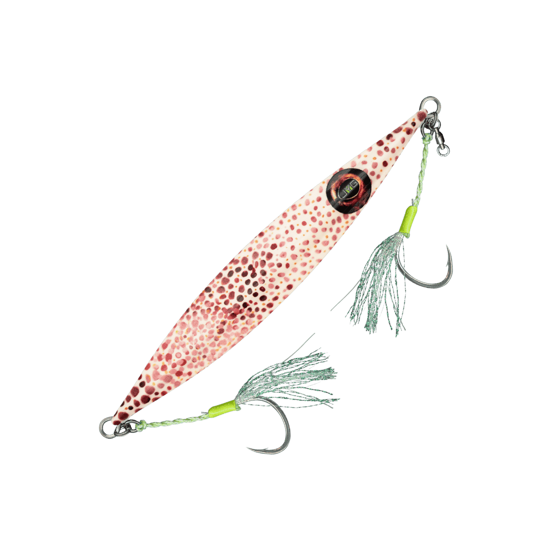Jyg Deep Slow Pitch Jig (Rigged) YELLOWTAIL 100 Gram
