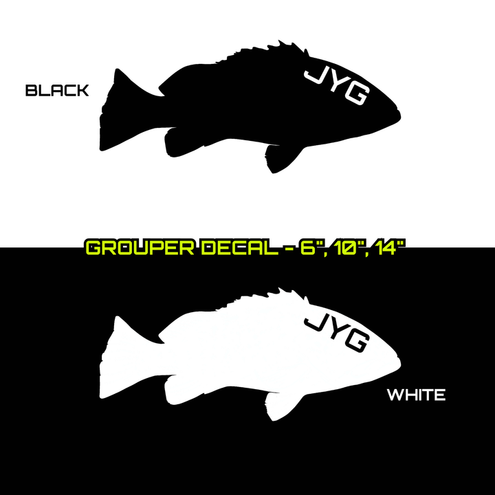 JYG GROUPER DECALS