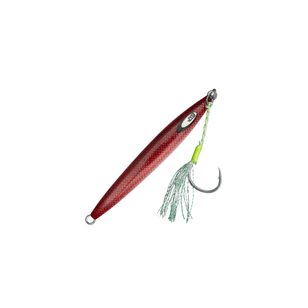 SEMY LIVE MICRO slow pitch jig, Vermillion, rigged