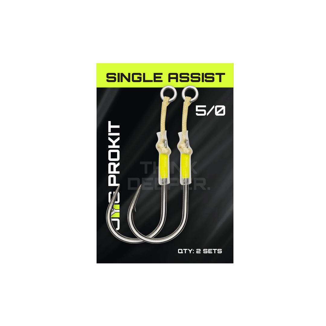 SINGLE ASSIST HOOKS - KEVLAR Cord for Maximum Hookups – JYG PROFISHING