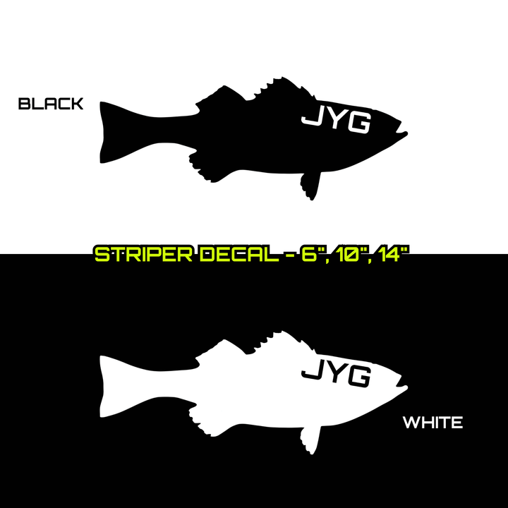 JYG STRIPER DECALS
