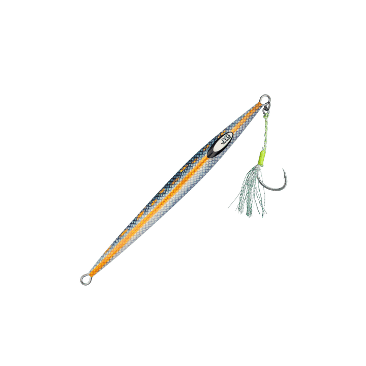STRYKE LIVE MICRO slow pitch jig, Yellowtail, rigged