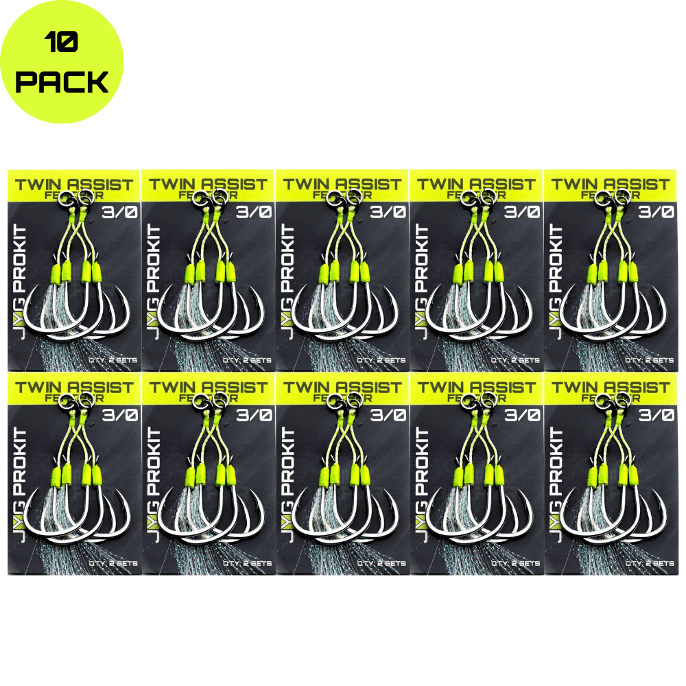 TWIN ASSIST HOOKS FEATHER