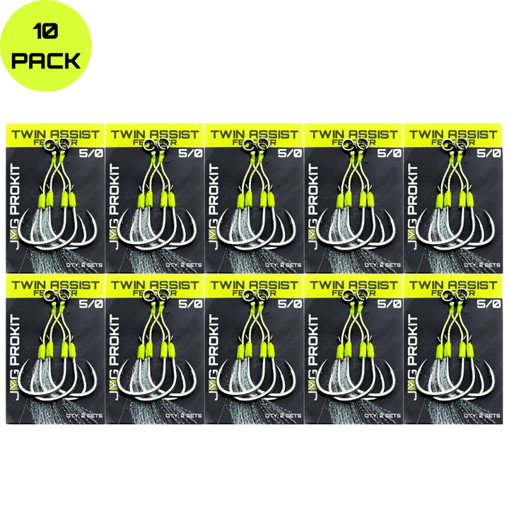 TWIN ASSIST HOOKS FEATHER