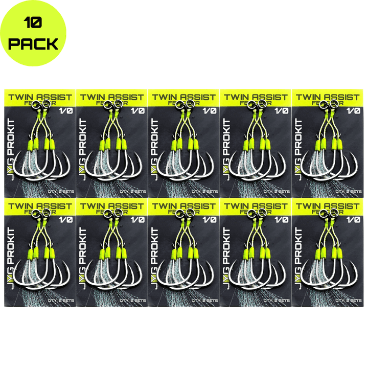 TWIN ASSIST HOOKS FEATHER