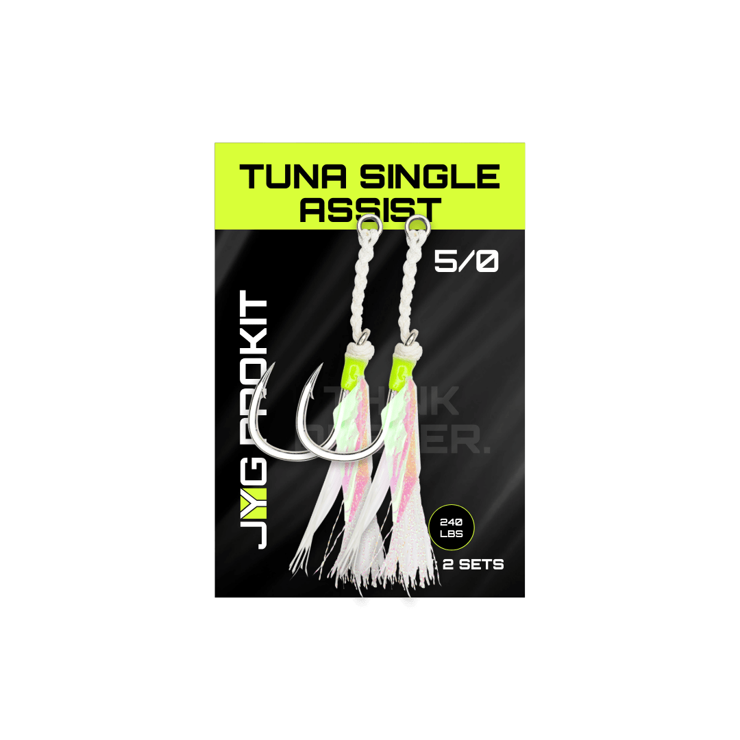 CalissaOffshore® Speed Jig 80g - 550g Tuna Rigged 3/0 7/0 Assist