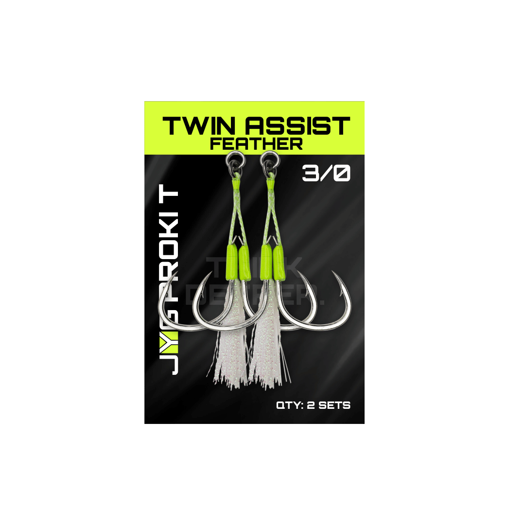 Twin Assist Feather 3/0
