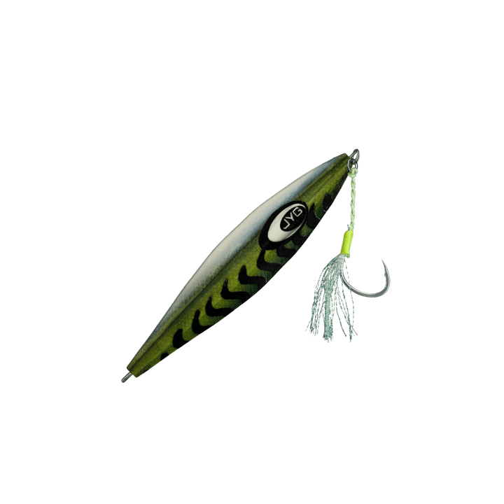 WYLD LIVE MICRO slow pitch jig, Green Mackerel, rigged
