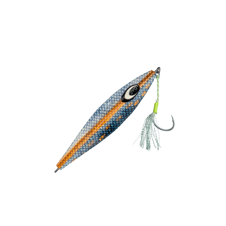 WYLD LIVE MICRO slow pitch jig, Yellowtail, rigged