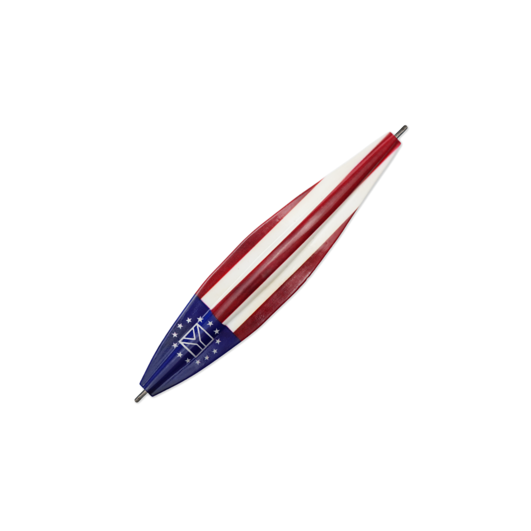 WYLD 220g INDEPENDENCE slow pitch jig - USA stars and stripes finish
