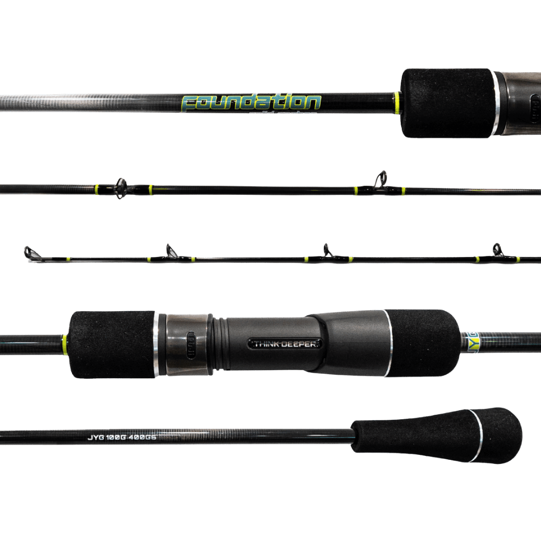Vertical jigging rods