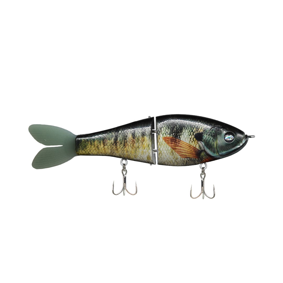 JYG Pro GLYDE 8 inch resin glidebait in Bluegill color