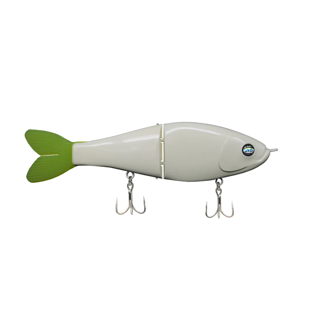 JYG Pro GLYDE 8 inch resin glidebait in Bone color