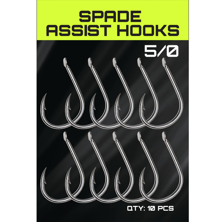 JYG PRO Spade Assist Hooks 5/0 - 10 pack