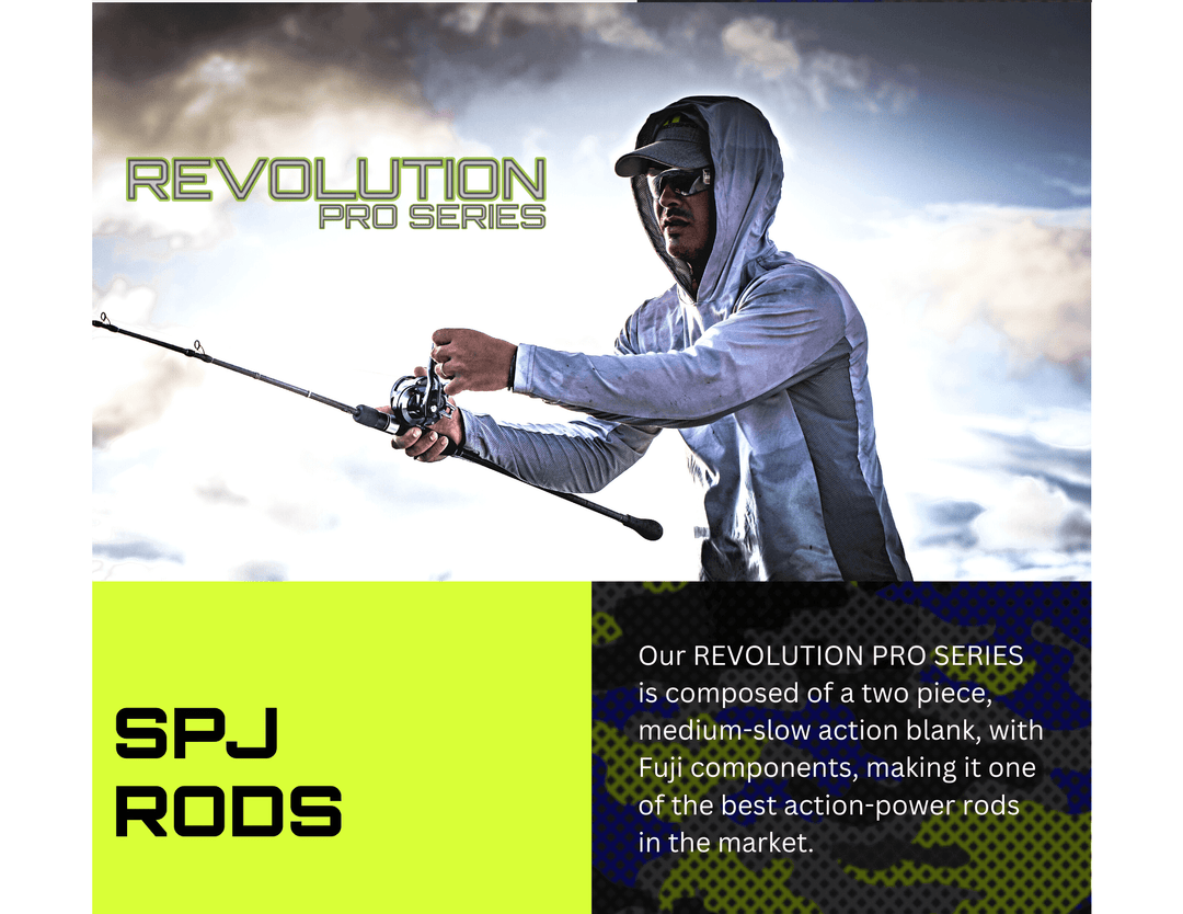 REVOLUTION PRO SERIES 6' 3" - CAÑA PARA JIGGING DE PASO LENTO 