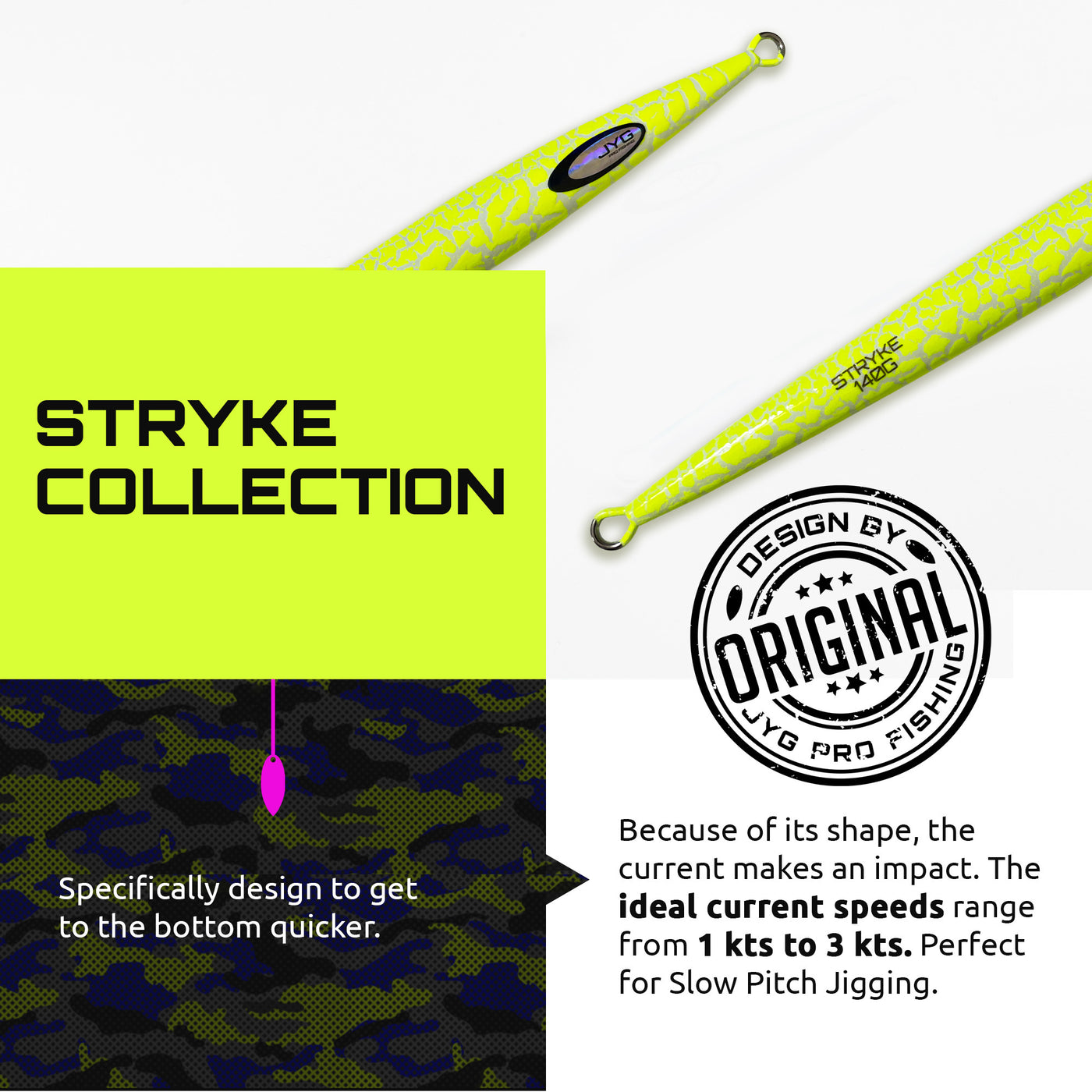 JYG Pro Stryke Crackle Limited Edition Slow Pitch Jigs – J&B Tackle Co