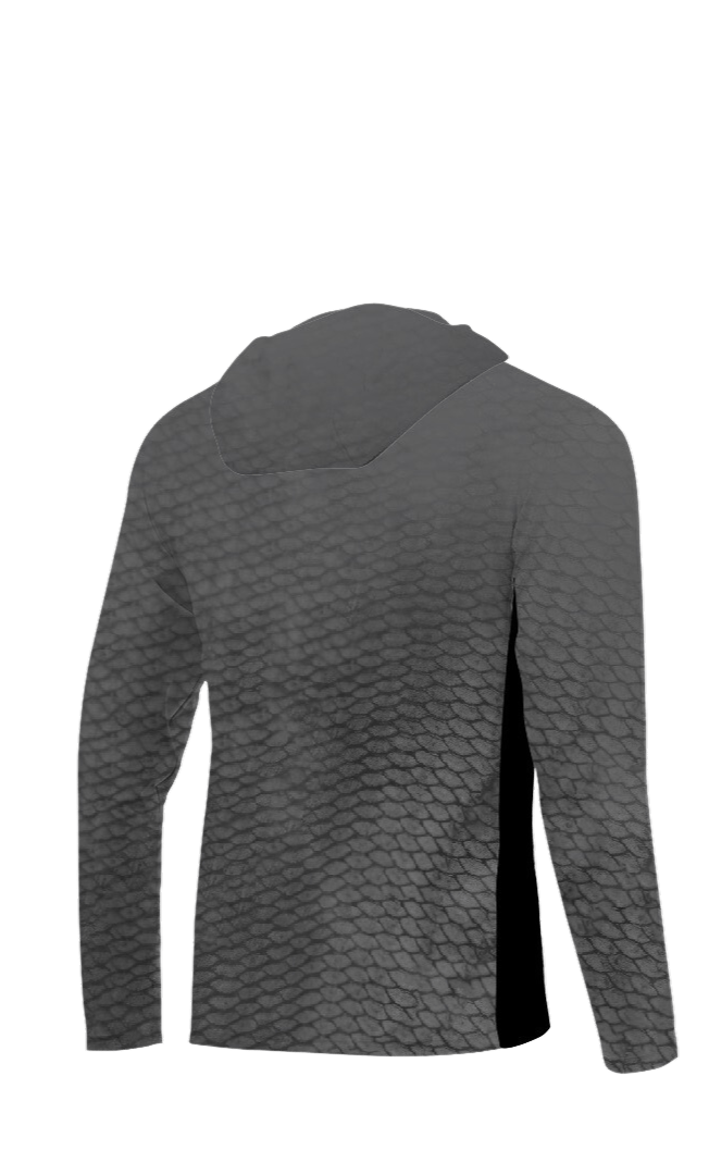 Hooded Fishing Shirt Light Grey / S