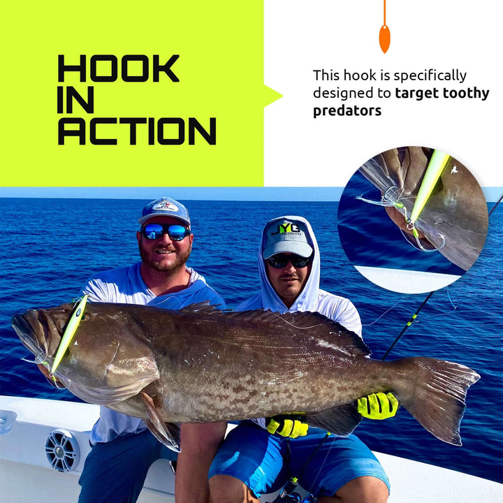 TWIN ASSIST HOOKS PINK FEATHER